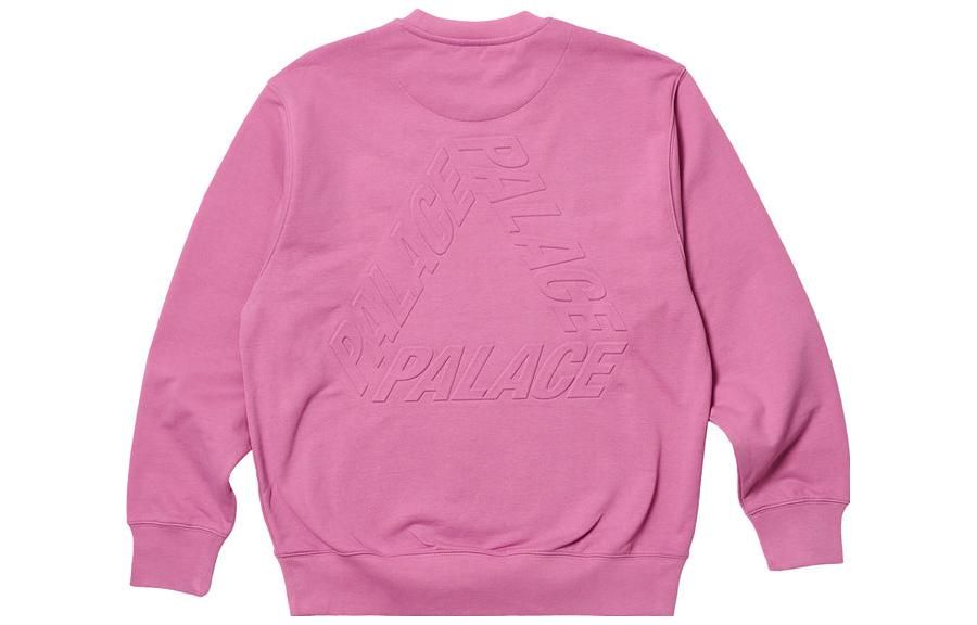 Palace 2023 Bossy P3 Crew Creen Ultra Mauve Logo Sweater 'Pink' P24CS123 sold by KicksCrew product image thumbnail 2
