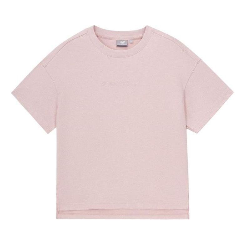 (WMNS) New Balance T-Shirt 'Pink' 5ED37272-PKZ sold by KicksCrew