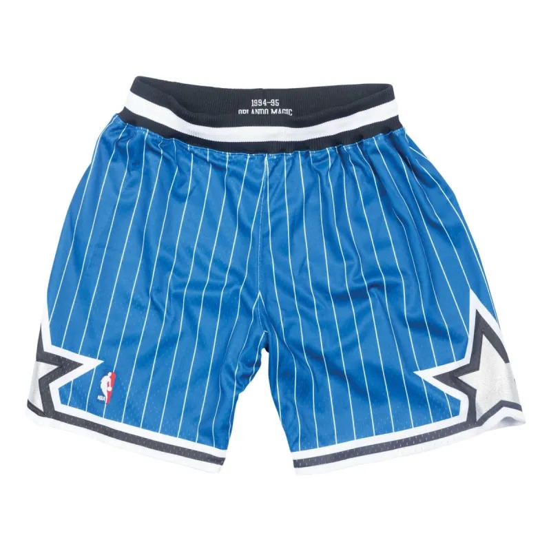 Mitchell & Ness NBA Authentic Shorts Orlando Magic Road 1994-95 'Blue White' ASHRGS18127-OMAROYA94 sold by KicksCrew