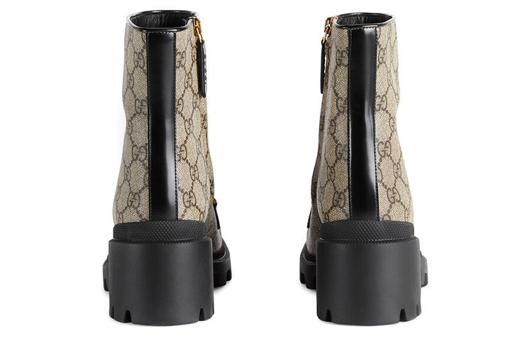 (WMNS) Gucci Horesbit Interlocking G ankle boots 'Black Ebony' 670412-2OQ50-9763 sold by KicksCrew product image thumbnail 5