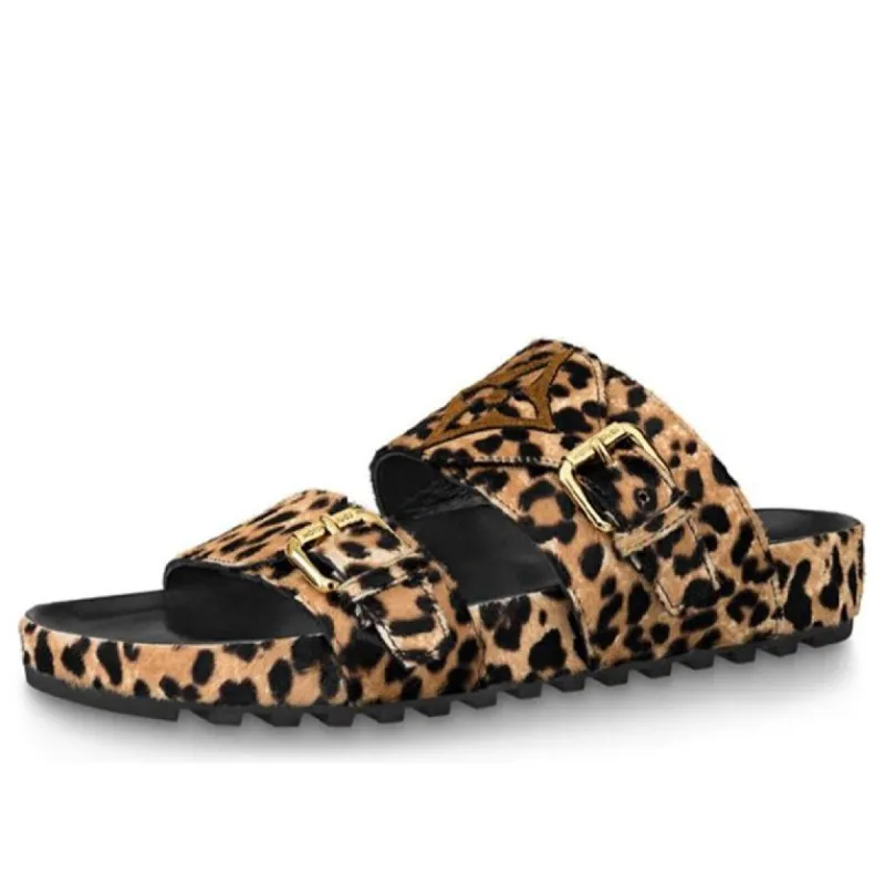 (WMNS) LOUIS VUITTON LV Bom Dia Sandals 'Brown' 1A5N21 sold by KicksCrew