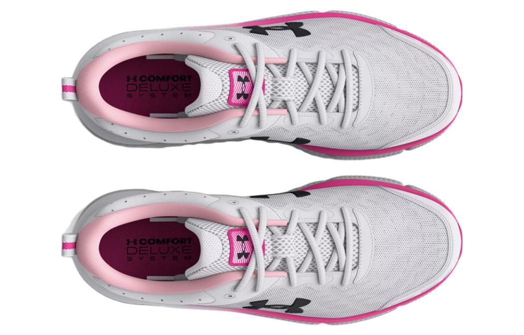 (WMNS) Under Armour Charged Assert 10 'White Rebel Pink' 3026179-102 sold by KicksCrew product image thumbnail 4