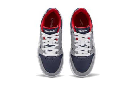 (GS) Reebok BB4500 Court Low 'Grey Vector Navy' FY5141 sold by KicksCrew