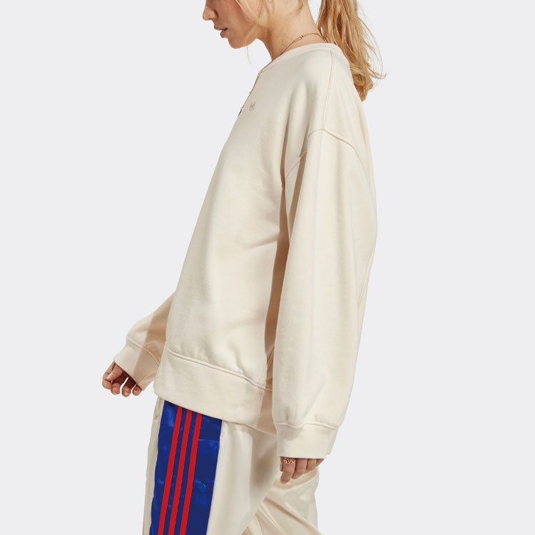 (WMNS) Adidas Premium Essentials Oversized Sweatshirts 'White' IC4977 sold by KicksCrew product image thumbnail 4