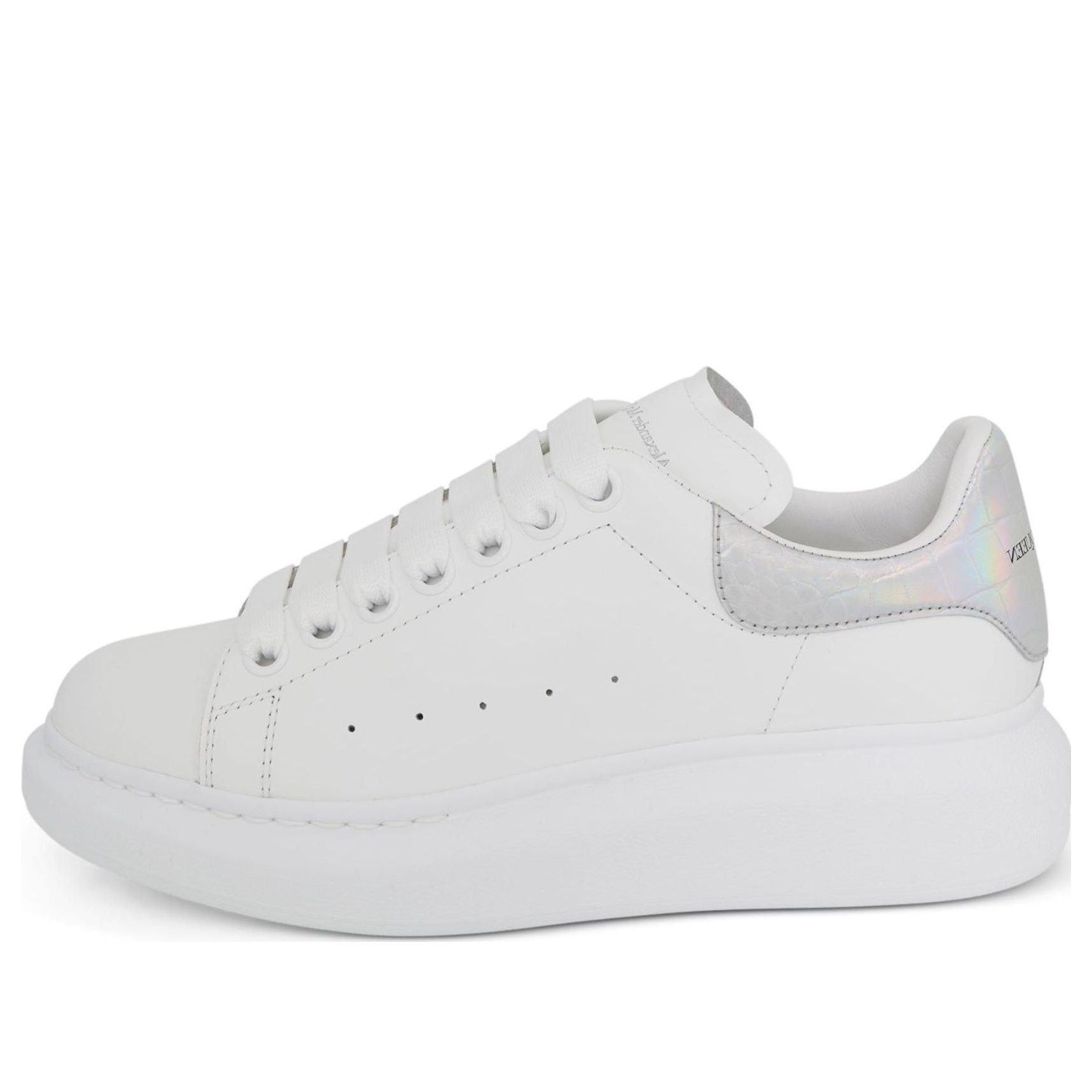 (WMNS) Alexander McQueen Oversized Sneaker 'Silver' 553770WIB9V9637 sold by KicksCrew