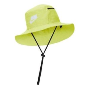 Nike Sportswear NSW Collection Bucket Hat Cap Graphic Logos Dri-Fit 'Yellow' CU6346-367 sold by KicksCrew