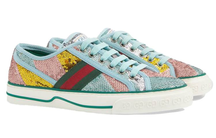 (WMNS) Gucci Tennis 1977 'Sequin - Multi' 652622-2MO10-8492 sold by KicksCrew product image thumbnail 2