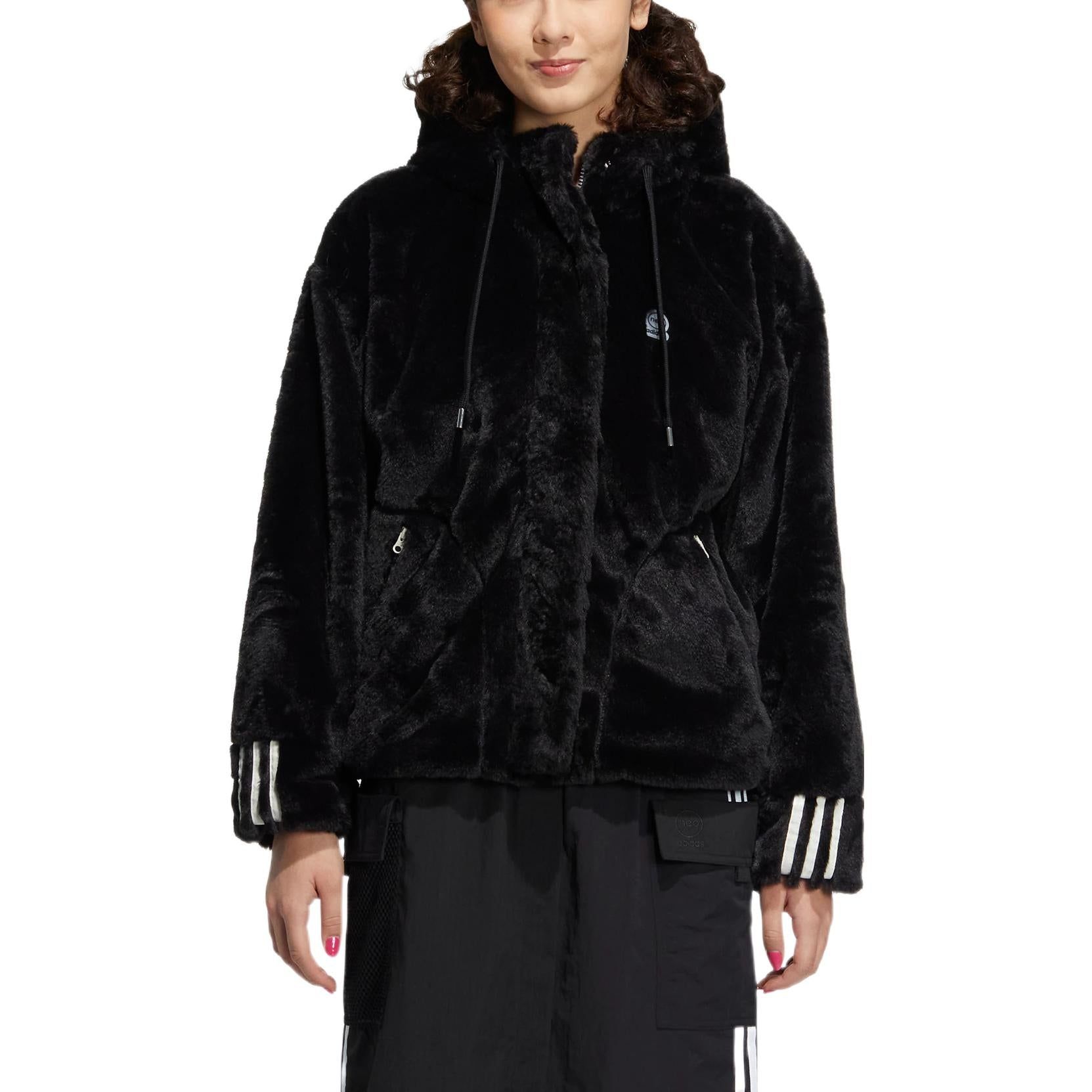 (WMNS) Adidas Neo Winter Fur 'Black' HZ2432 sold by KicksCrew product image thumbnail 2