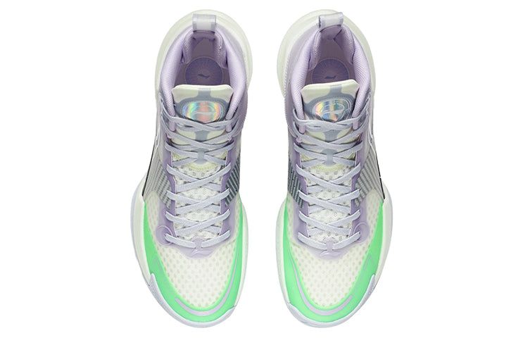 Li-Ning Superlight 'White Purple Green' ABAS027-5 sold by KicksCrew product image thumbnail 4