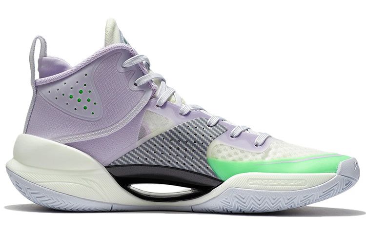 Li-Ning Superlight 'White Purple Green' ABAS027-5 sold by KicksCrew product image thumbnail 2