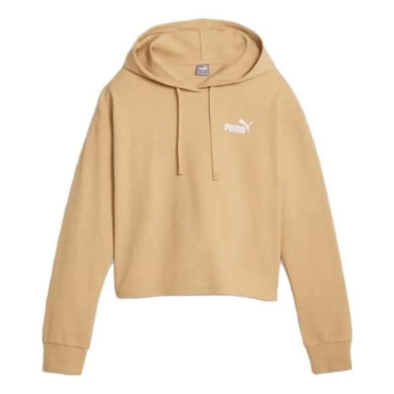 (WMNS) Puma ESS+ Cropped Hoodie 'Sand' 675970-84 sold by KicksCrew