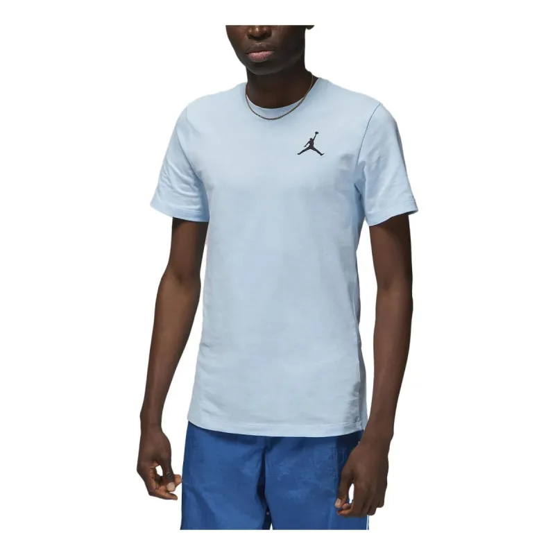 Air Jordan Jumpman Short-Sleeve T-Shirt 'Light Ice Blue' DC7485-411 sold by KicksCrew
