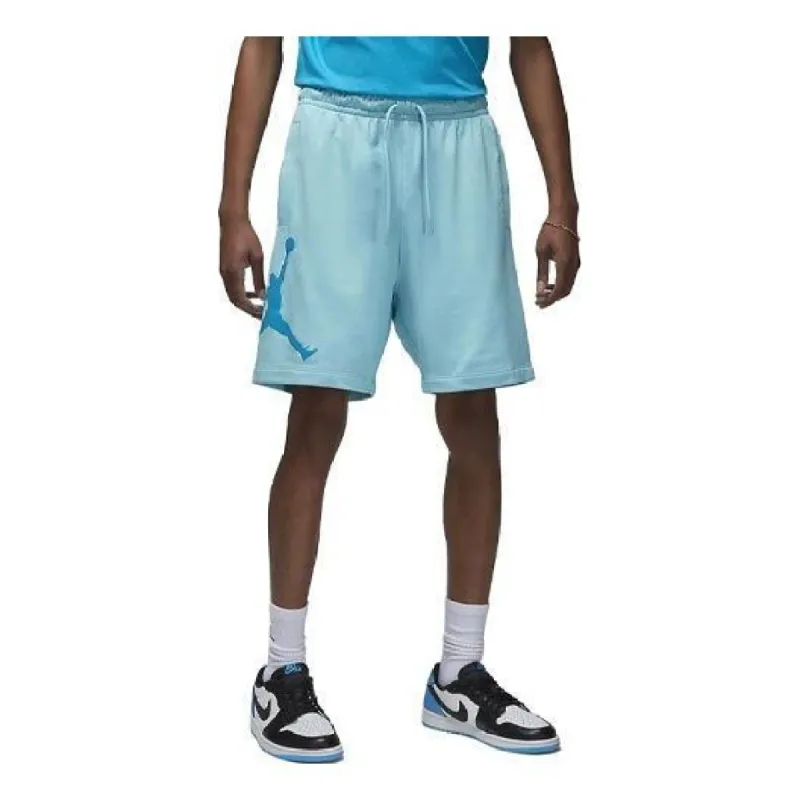 Air Jordan Essentials Fleece Shorts 'Bleached Aqua' DX9667-464 sold by KicksCrew