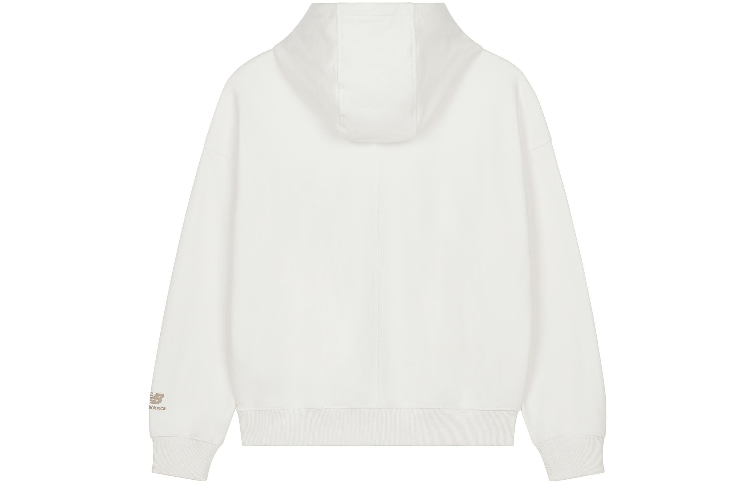 (WMNS) New Balance Lifestyle Casual Hoodie 'White' 5CD37302-IV sold by KicksCrew product image thumbnail 2