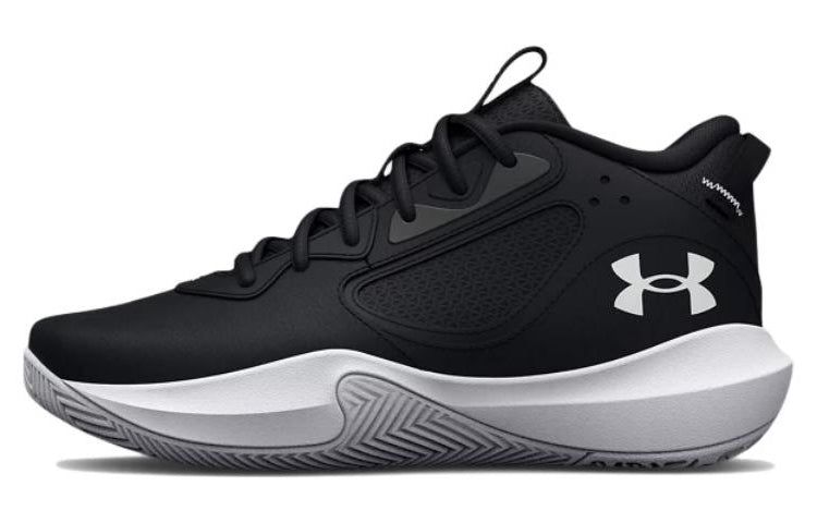 Under Armour Lockdown 6 Basketball Shoes 'Black White' 3026537-001 sold by KicksCrew product image thumbnail 2