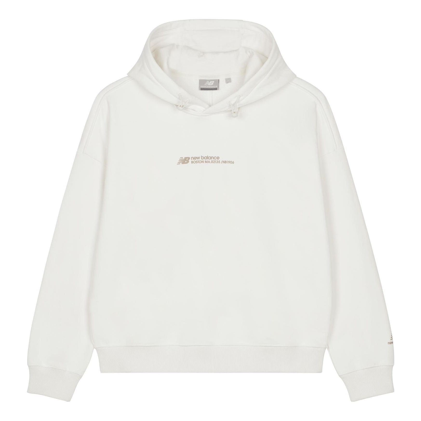 (WMNS) New Balance Lifestyle Casual Hoodie 'White' 5CD37302-IV sold by KicksCrew