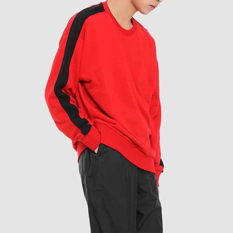 Converse Track Taping Crew Neck Sweatshirt 'Red' 10017989-A03 sold by KicksCrew product image thumbnail 5