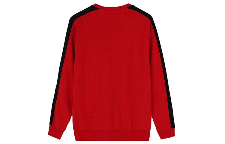 Converse Track Taping Crew Neck Sweatshirt 'Red' 10017989-A03 sold by KicksCrew product image thumbnail 2