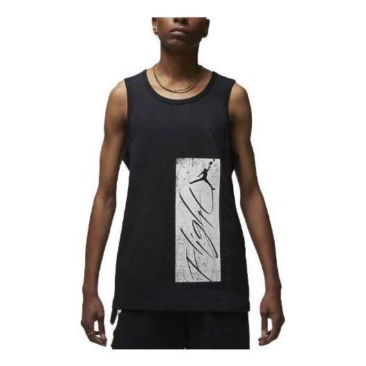 Air Jordan Essentials Graphic Tank Top 'Black' FJ2083-010 sold by KicksCrew