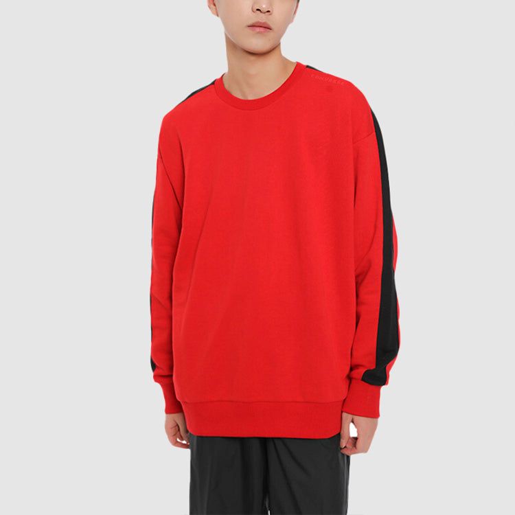 Converse Track Taping Crew Neck Sweatshirt 'Red' 10017989-A03 sold by KicksCrew product image thumbnail 3
