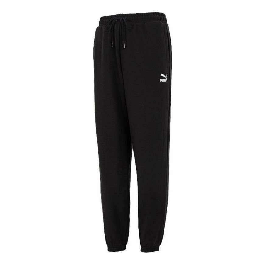 Puma Classics Small Logo Trousers 'Black' 533118-01 sold by KicksCrew