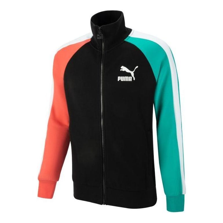 Puma Iconic T7 Track Jacket DK 'Black Blue Red' 531377-94 sold by KicksCrew