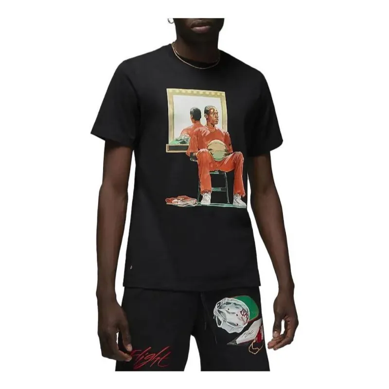 Air Jordan Artist Series Jacob Rochester T-shirt 'Black' DQ7380-010 sold by KicksCrew
