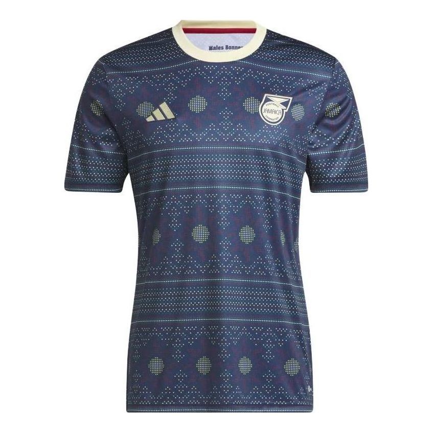 adidas Jamaica Tiro 23 Pre-Match Jersey 'Collegiate Navy' HS5227 sold by KicksCrew