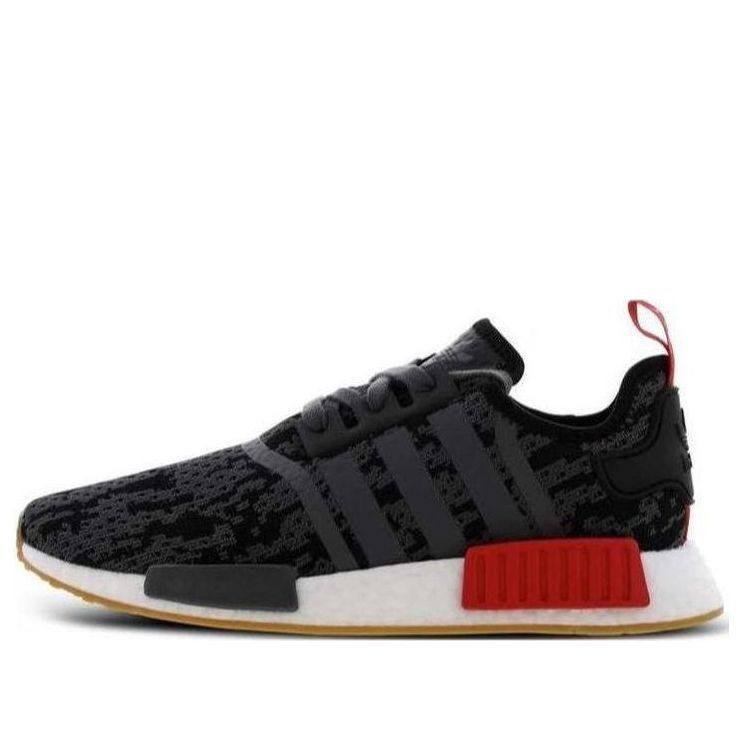 adidas Original NMD_R1 'Black Grey Red Gum' CG6666 sold by KicksCrew