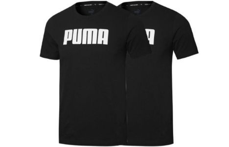 Puma Active Logo T-Shirt 'Black' 845995-01 sold by KicksCrew