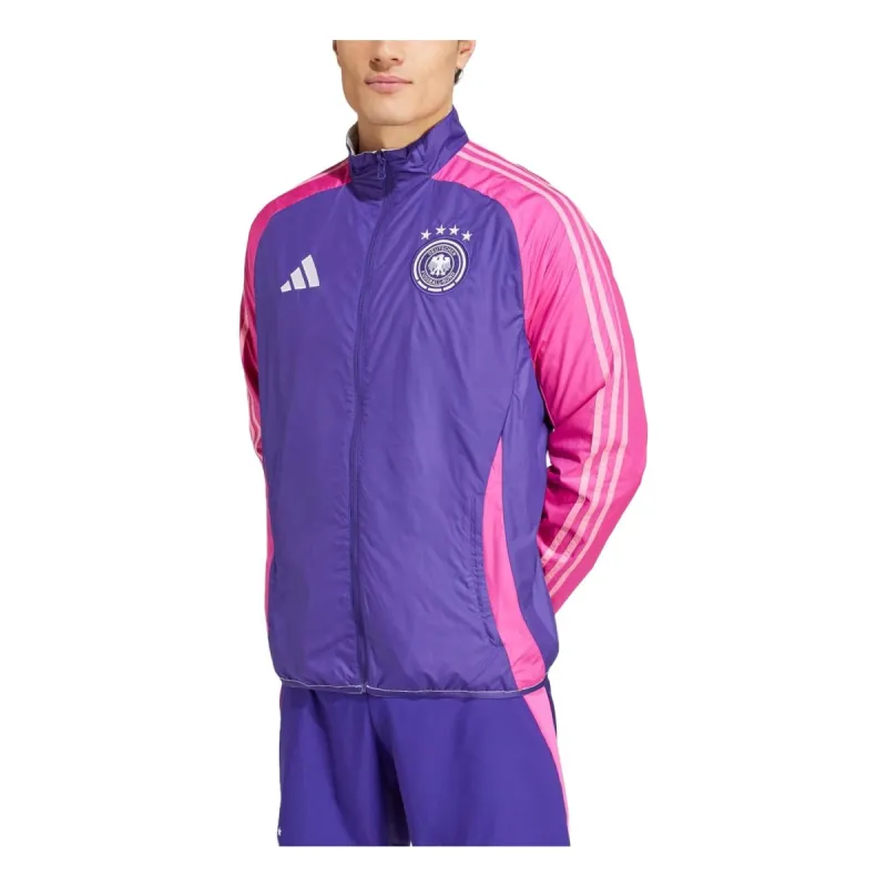 adidas Germany Anthem Football Jacket Asia Sizing 'Purple Pink' IX0405 sold by KicksCrew