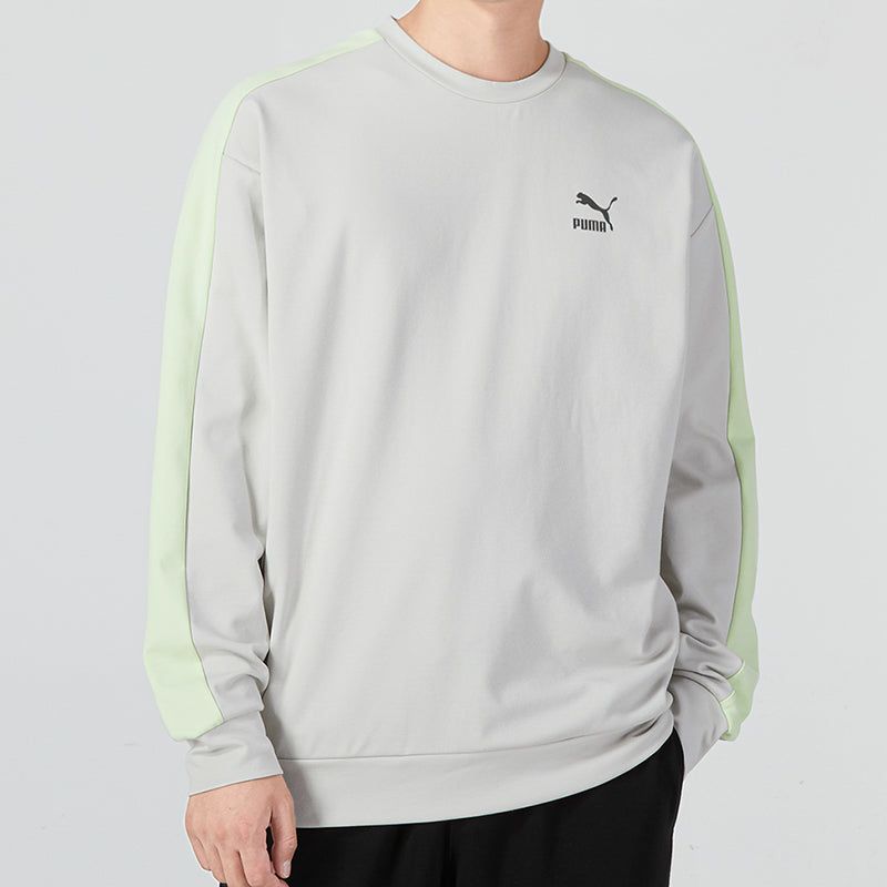 Puma Suit Crewneck Logo Sweatshirt 'Grey' 538830-09 sold by KicksCrew product image thumbnail 3