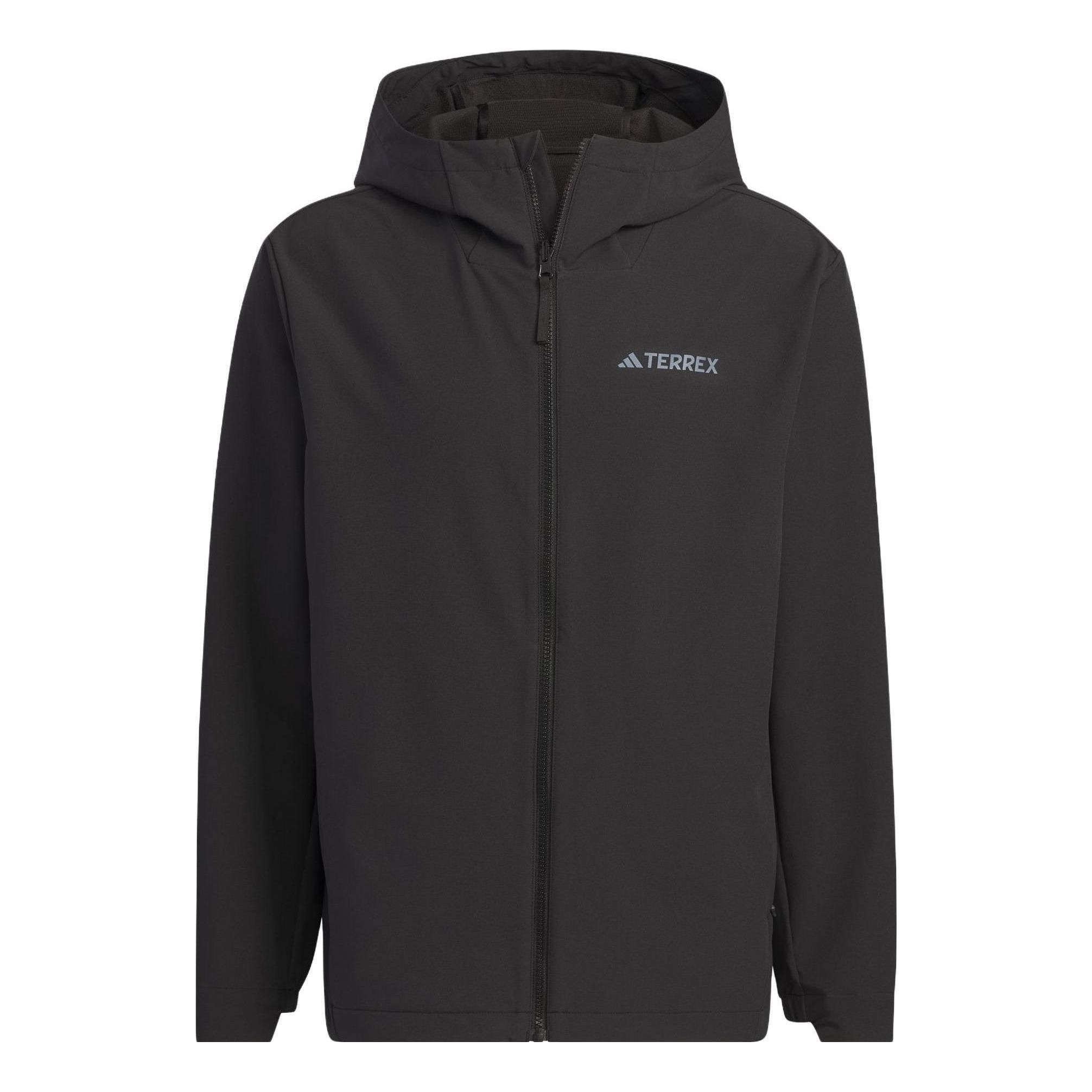 Adidas Brushed Soft Shell Jackets 'Black' IL9011 sold by KicksCrew