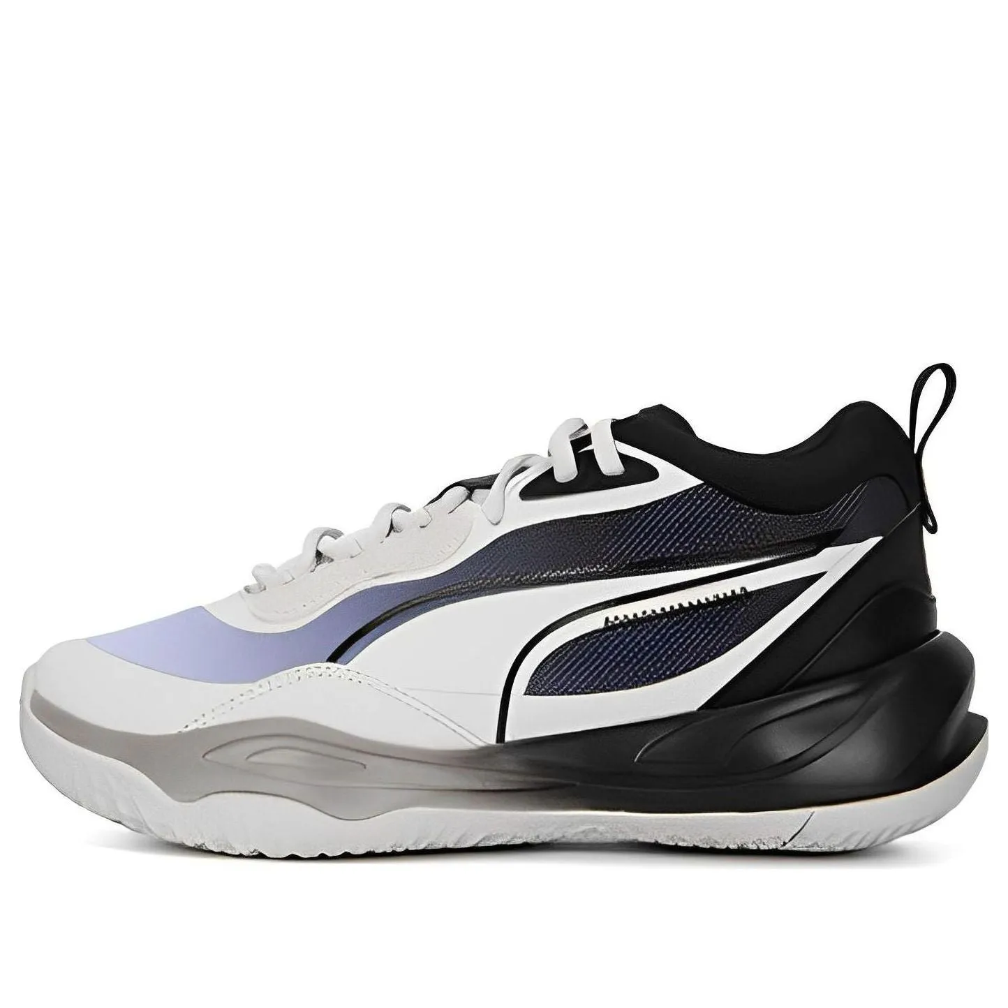 PUMA Playmaker Fade Basketball Shoes 'White Black' 389328-02 sold by KicksCrew