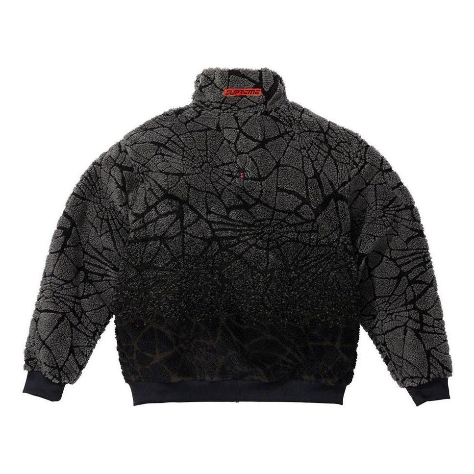 Supreme x Spyder Web Polar Fleece Jacket 'Black Grey' SUP-FW22-820 sold by KicksCrew product image thumbnail 2