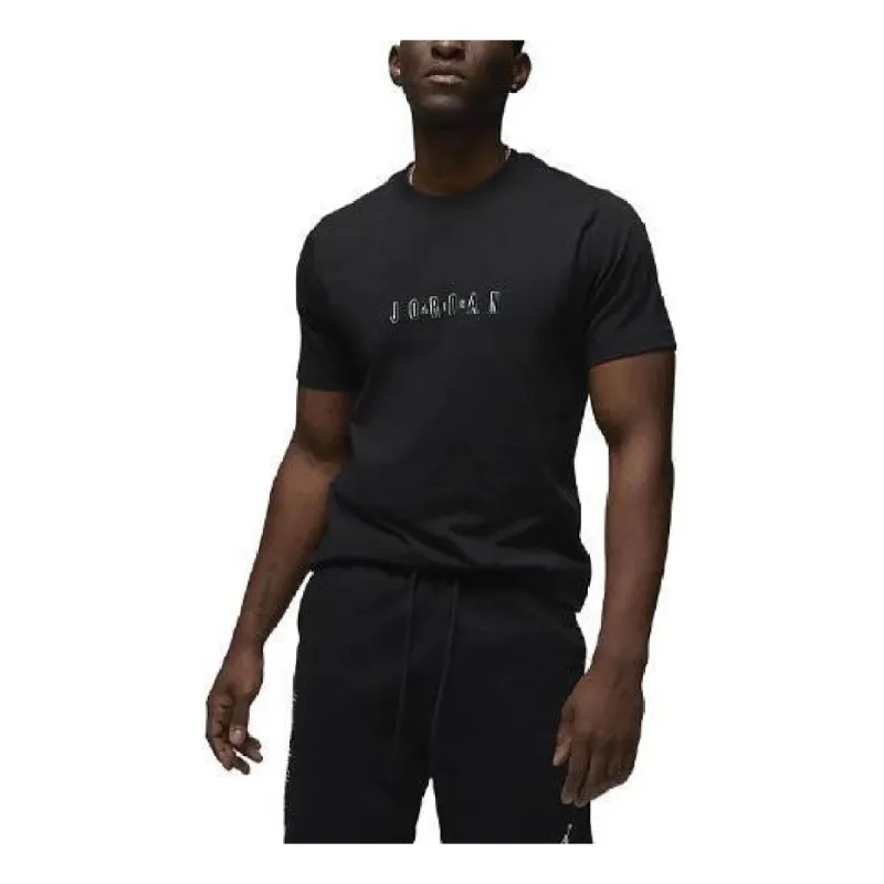 Air Jordan Essentials T-Shirt 'Black' DX9579-010 sold by KicksCrew