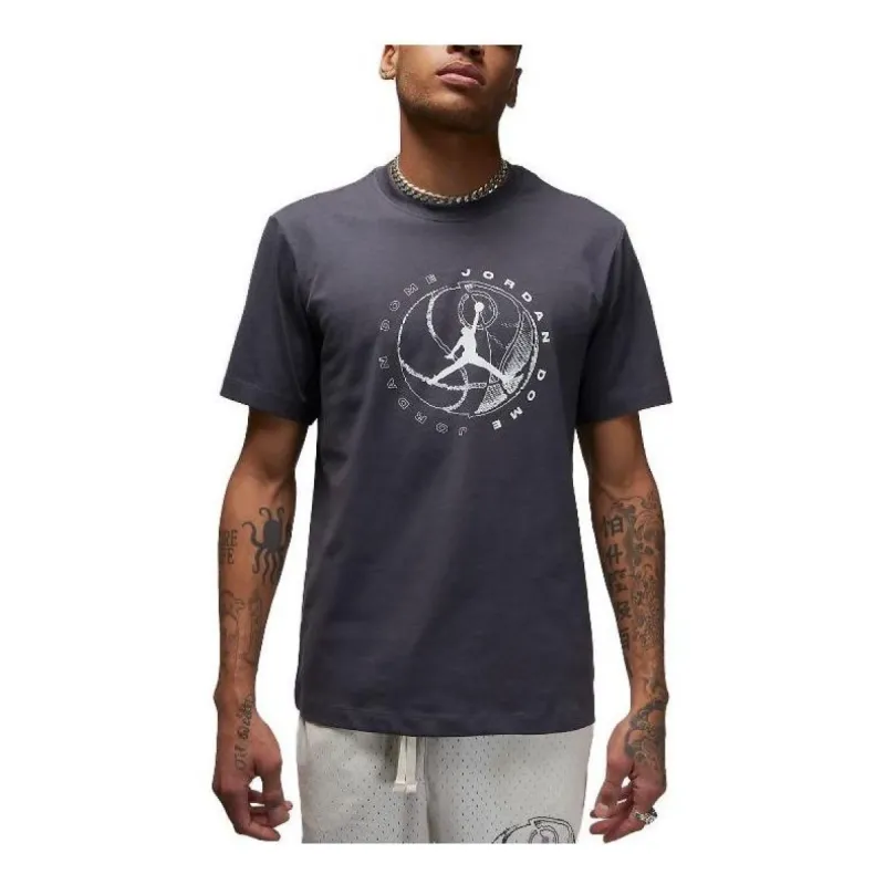Air Jordan Dri-FIT Sport Graphic T-Shirt 'Grey' DX9601-022 sold by KicksCrew