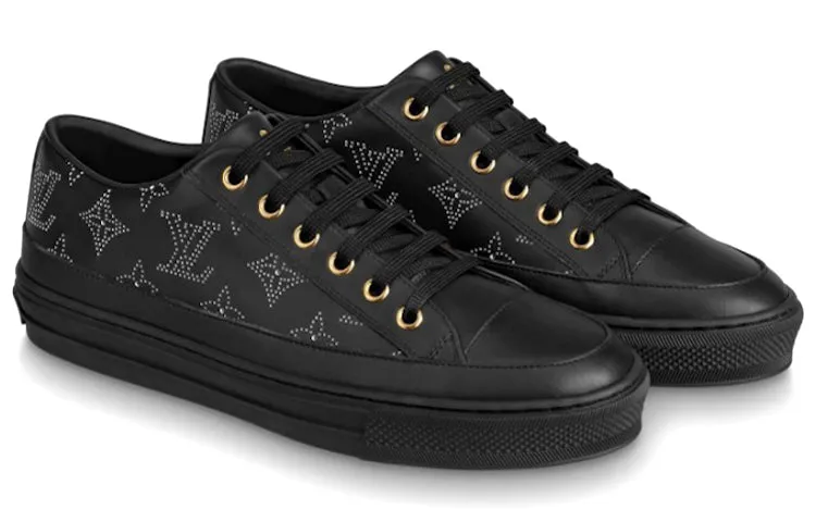 (WMNS) LOUIS VUITTON Stellar Sneakers 'Black with White Sketch Monogram' 1A87TE sold by KicksCrew product image thumbnail 2