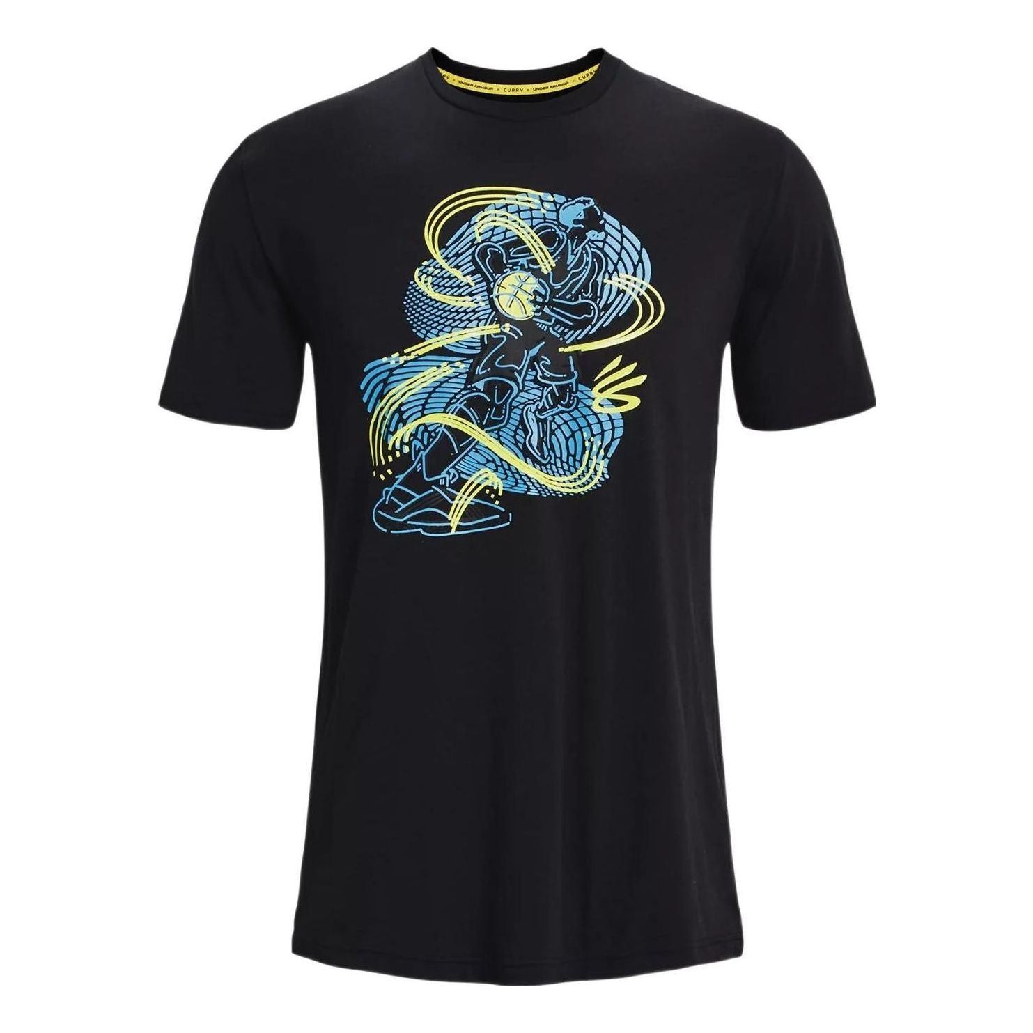 Under Armour Curry Animated Sketch T-Shirt 'Black' 1374209-001 sold by KicksCrew