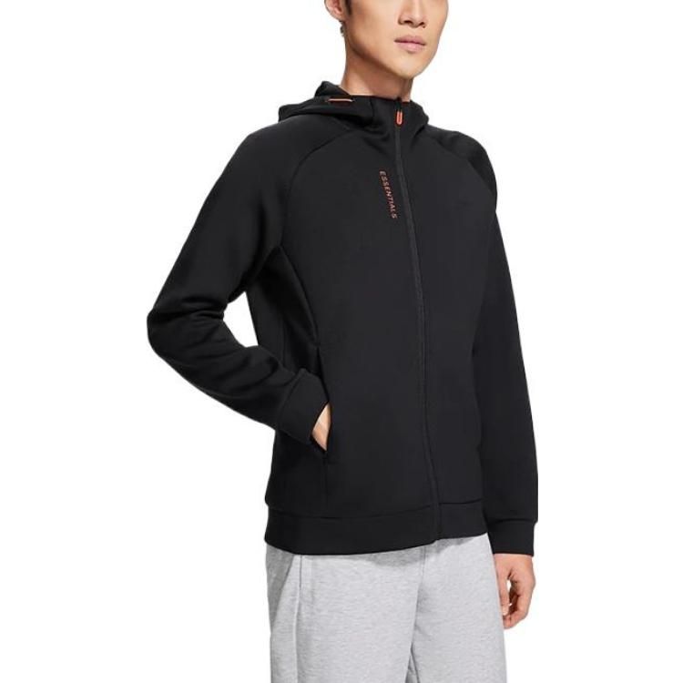Li-Ning Athletics GYM Hooded Coat 'Black' AWDS791-1 sold by KicksCrew product image thumbnail 3