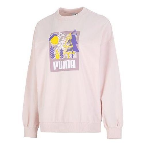 (WMNS) Puma FF Bubble Sleeve Crew Neck Sweatshirt 'Pink' 538779-48 sold by KicksCrew