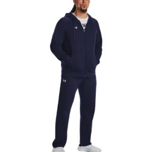 Under Armour Rival Fleece FZ Hooded Jacket 'Navy Blue' 1379767-410 sold by KicksCrew