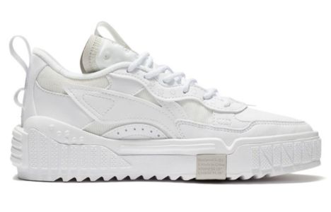 (WMNS) Li-Ning No.258 Skateboarding 'White Grey' AGCS076-1 sold by KicksCrew