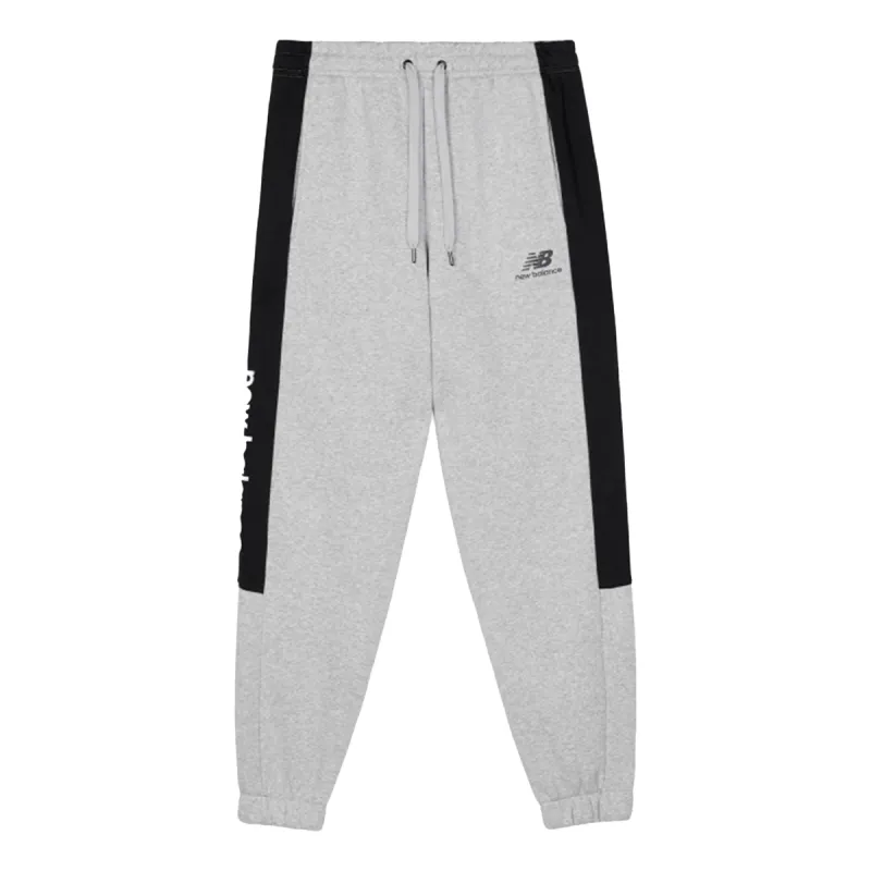 New Balance Cotton Sport Joggers 'Grey Black' AMP03344-AG sold by KicksCrew