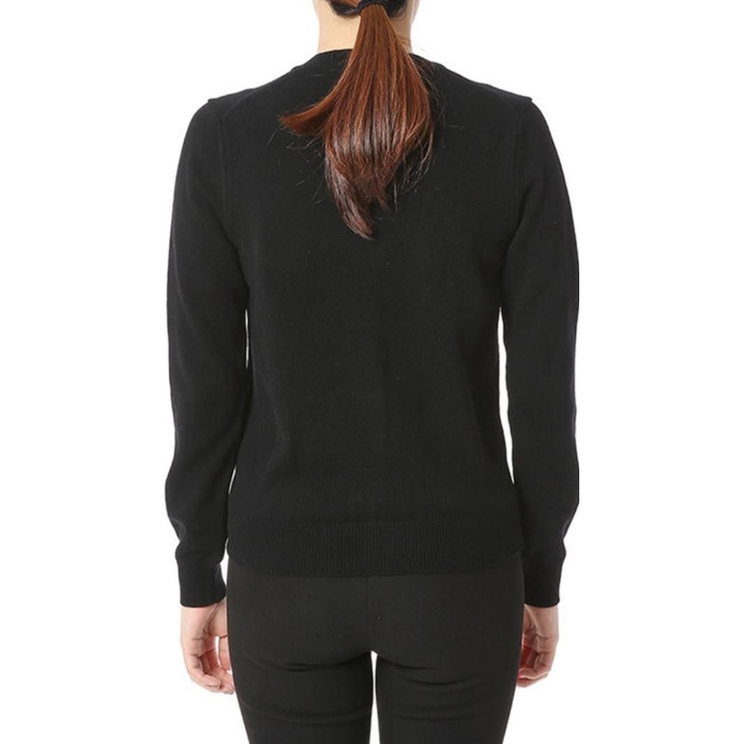 COMME des GARCONS PLAY Cardigan Invader Emblem 'Black' AZ-N084-051-1 sold by KicksCrew product image thumbnail 3