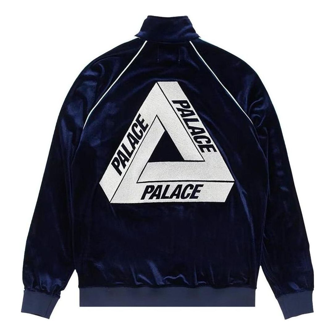 Palace X Elton John SS22 Velour Track Jacket 'Navy' P21CS258 sold by KicksCrew