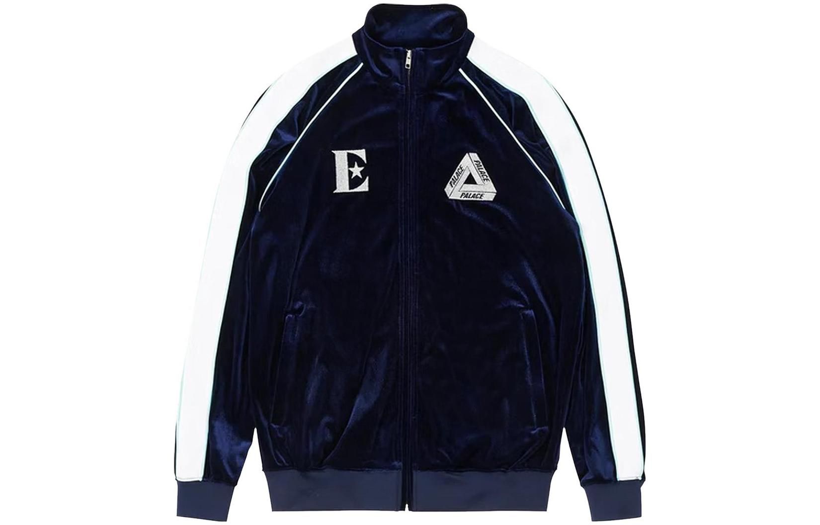 Palace X Elton John SS22 Velour Track Jacket 'Navy' P21CS258 sold by KicksCrew product image thumbnail 2