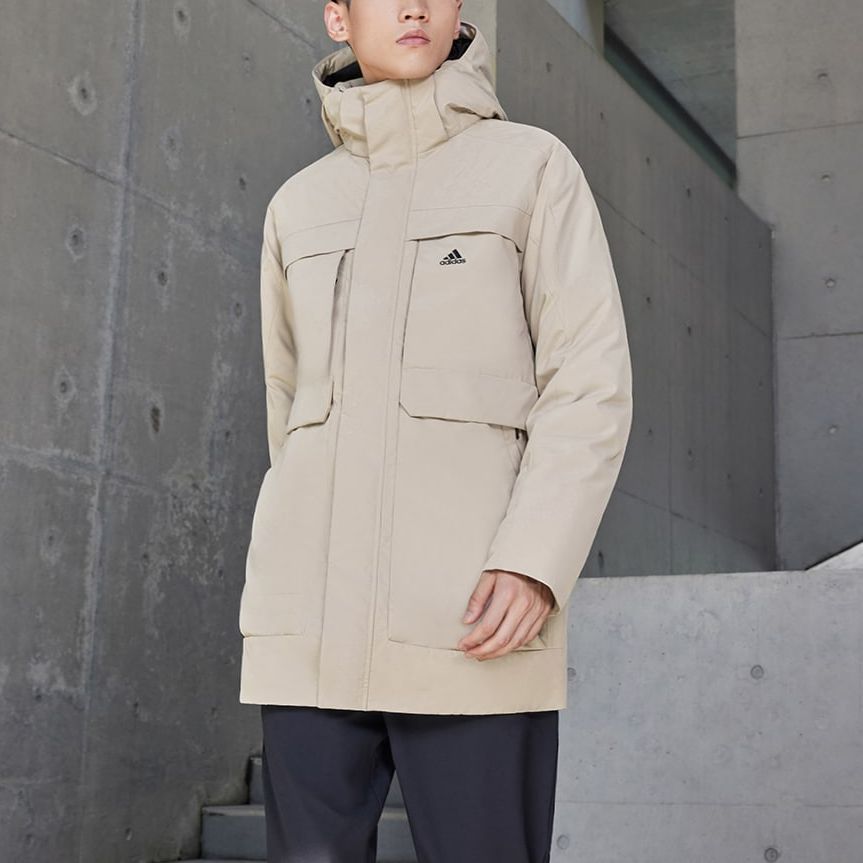 adidas Down Parka 'Beige' IV7554 sold by KicksCrew product image thumbnail 2