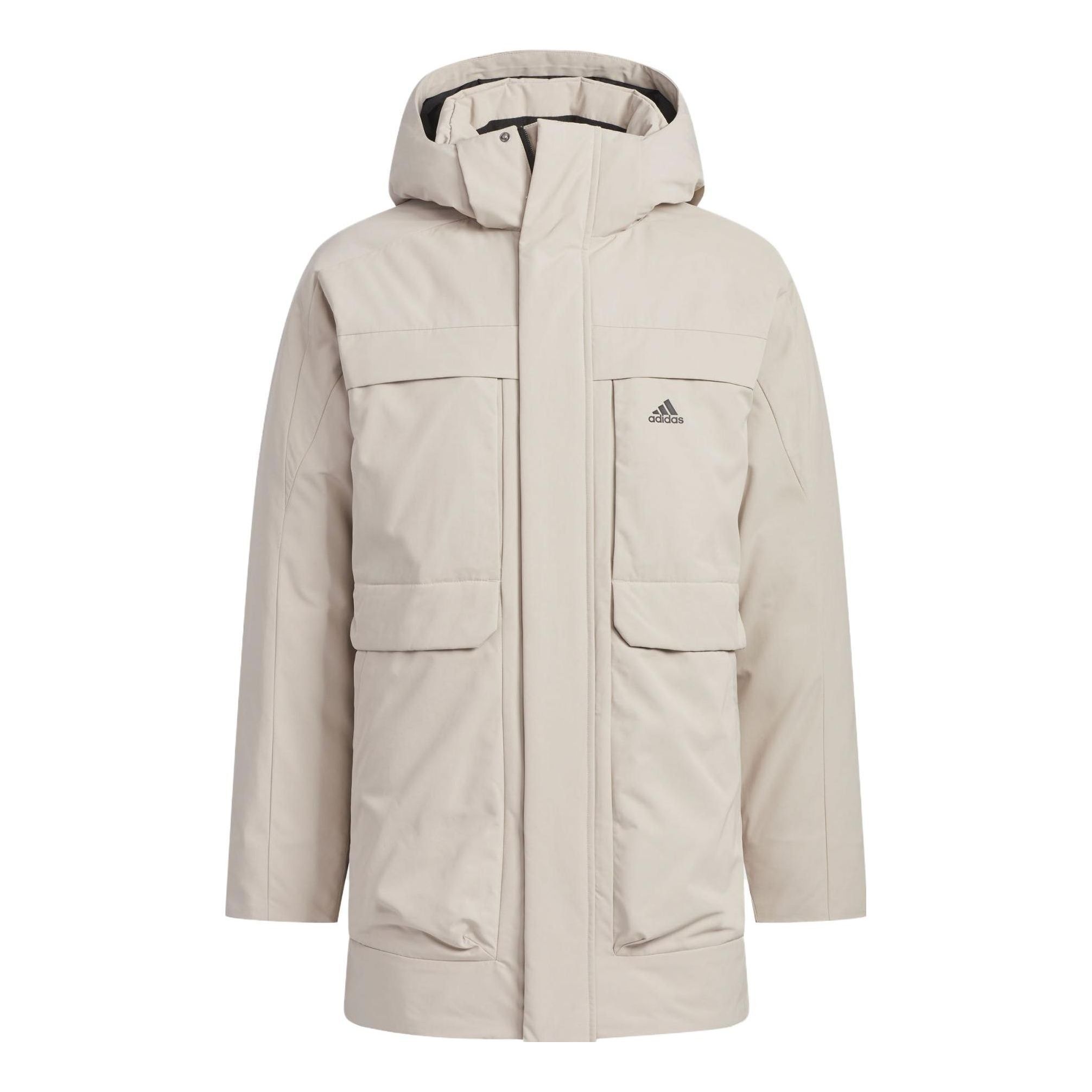 adidas Down Parka 'Beige' IV7554 sold by KicksCrew