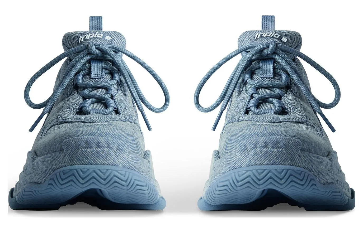 (WMNS) Balenciaga Triple S Sneakers 'Blue Denim' 524039W2DEN4000 sold by KicksCrew product image thumbnail 4